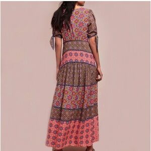 Anthropologie Eder Tiered Maxi Dress